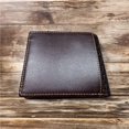 thumbnail image 5 of Leather Basket Weave Longhorn Concho Wallet, 5 of 8