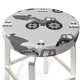 thumbnail image 3 of Balery Gray Tractor Fundas de asiento para taburete de bar redondo de tela de terciopelo ajustables que protegen de arañazos y manchas para sillas de 14 a 17 pulgadas.-12 inch, 3 of 7