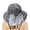 Grey, variant on Tea Party Hats Easter Womens Summer Dress Hat Wide Leaf Flower Bridal Shower Hat Sun Hats Beach Hat