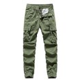 thumbnail image 4 of Ceisia Men's All-Season Fashion Solid Color Gift Multi-Pocket Workwear Pants with Ankle Strap Elastic Waist for Outdoor Casual Protection, 4 of 8