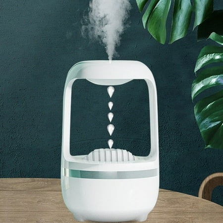 

580ML Anti-gravity Water Drop Humidifier 3 Modes Levitating Water Drops Ultrasonic Cool Mist Maker Fogger with LED Night Light