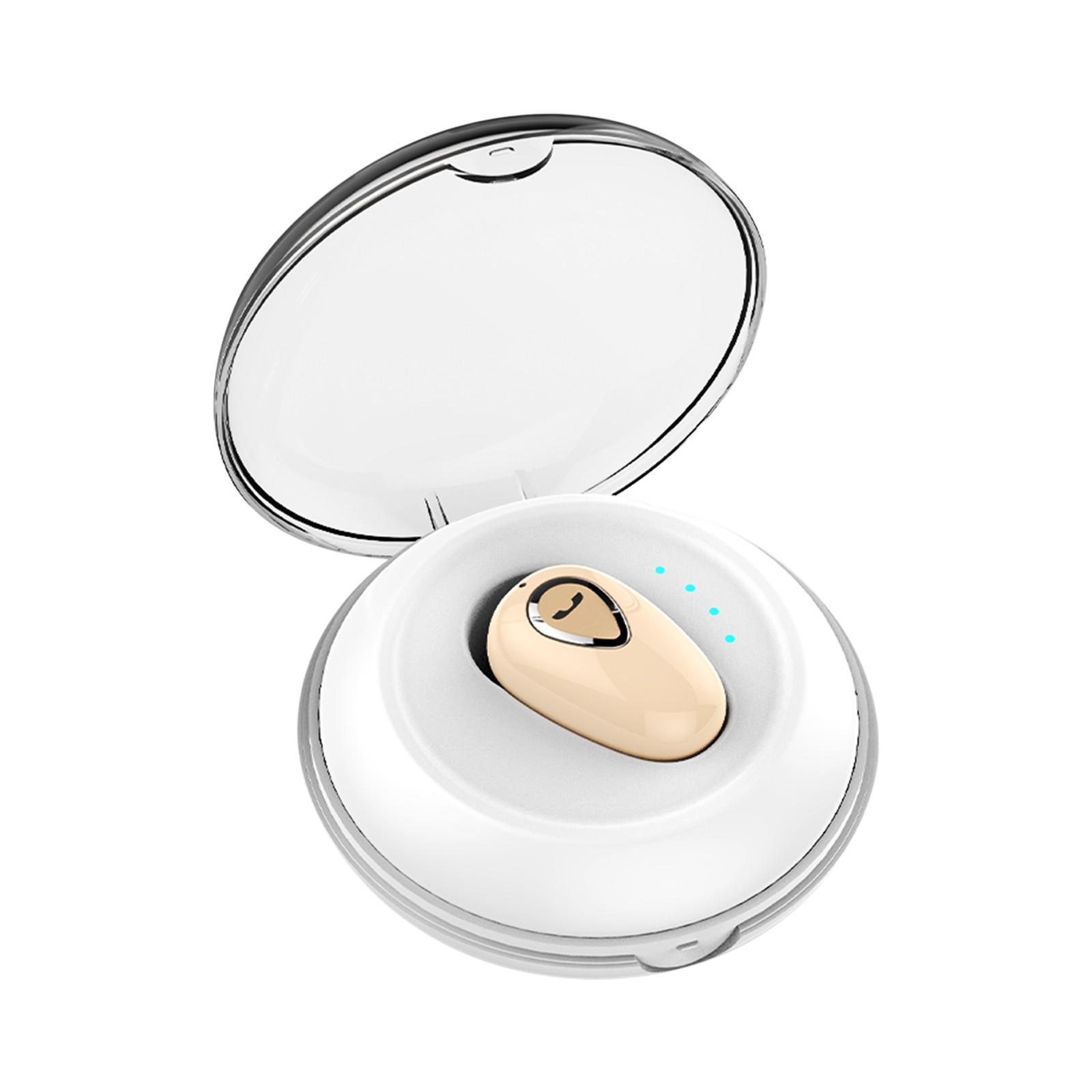 Auricular Bluetooth de un solo oído con compartimento de carga Estéreo ...