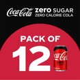 thumbnail image 4 of Coca-Cola Zero Sugar Soda Pop, 12 fl oz, 12 Pack Cans, 4 of 9