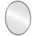 thumbnail image 1 of Singapore Framed Oval Mirror - Rubbed Bronze - 25" x 31", 1 of 7
