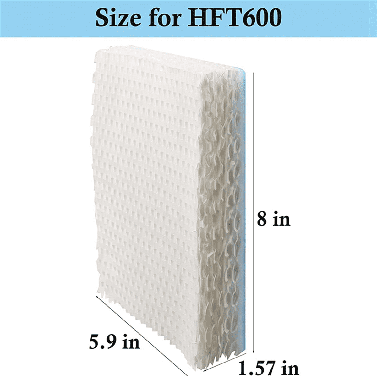 12 Pack Replacement Humidifier Filter Fit for HFT600 HEV615 HEV615B HEV615W HEV620 HEV620B HEV620W HEV-615