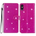 thumbnail image 1 of Compatible with iPhone XS Max Sparkling Glitter Wallet Case with Card Pocket Flip Cover, 1 of 5