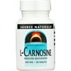 Source Naturals - L-Carnosine 500 mg. - 30 Tablets