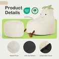 thumbnail image 4 of MAYEERTY Children's Bean Bag Chair Artificial Rabbit Fur Cover Filled Toddler Teen Sofa, 4 of 6