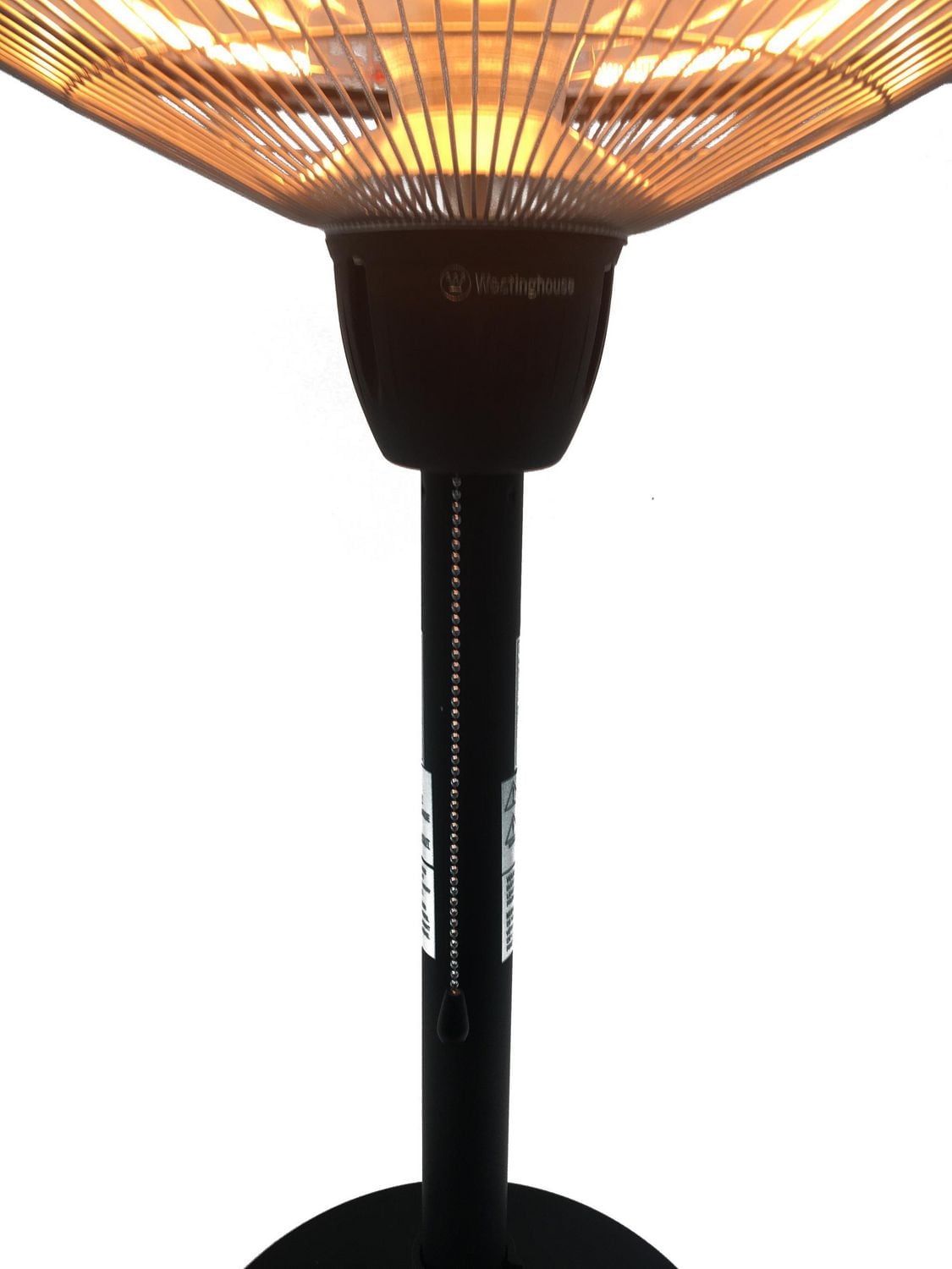Westinghouse  WES31-1566 Table Top Infrared Electric Outdoor Heater with Durable Matte Black Finish
