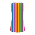 thumbnail image 5 of ZCFZJW Workout Tank Tops for Men Casual Tie Dye Colorful Striped Print Summer Sleeveless Vest Trendy Athletic Quick Dry Beach Hawaiian T-Shirts Multicolor#14 L, 5 of 5