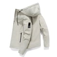 thumbnail image 4 of Chaqueta con capucha para hombre, abrigo de algodón a prueba de viento con cremallera, parka gruesa y cálida, estilo informal, novedad de invierno, 2024, 4 of 5