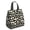 Daisy Pioneer Flower, variant on Daisy Pioneer Flower Black Pattern Insulated Lunch Bag for Women Men, Large Portable Soft Cooler Tote, Thermal Food Storage Bag with Pearl Cotton, 8.66L, 8.75"x5.75"x9.5"