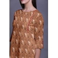thumbnail image 3 of Bimba 3/4 Sleeve Kurta Printed Straight Kurti Summer Clothing For Women, 3 of 6