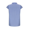 thumbnail image 4 of Blouses pour Femmes, Mode Décontractée Confortable Imprimé Col Rabattu Manches Courtes Haut Blouse T-Shirt, 4 of 5