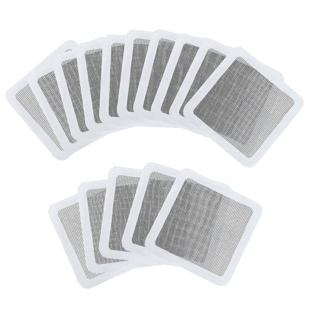 Fiudx Parche Autoadhesivo para Reparación de Mosquiteras, Fácil de Reparar, Fibra de Poliéster Duradera, Fijación Rápida para Mosquiteras de Puertas y Ventanas, Ideal para Tiendas de Campaña, Oficina