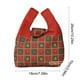 thumbnail image 3 of Bolsa de regalo navideña de lona | Bolsa de mano con asa resistente | Bolsa para envolver regalos navideños en rojo y verde | Bolsa reutilizable de tela para dulces navideños | Almacenamiento de, 3 of 6