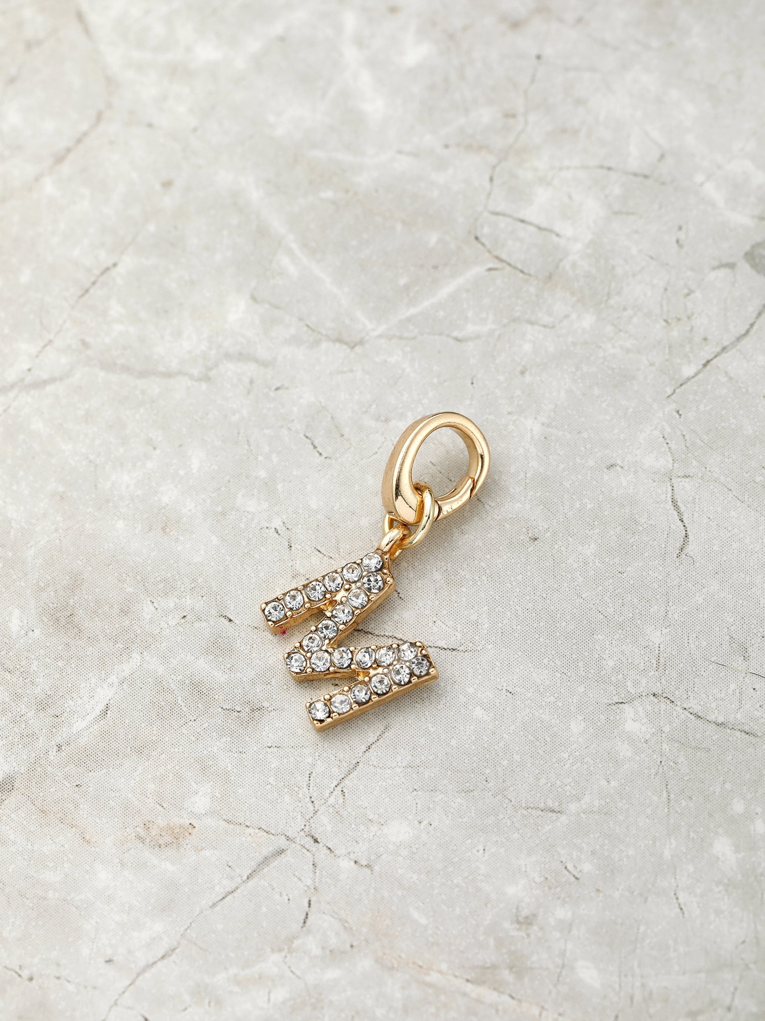 Time and Tru Women's Goldtone Initial Letter Charm, 1 Piece