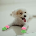 thumbnail image 5 of Unique Bargains Dog Socks Non-Slip Frog Pattern Socks  4 Pcs Green M, 5 of 7