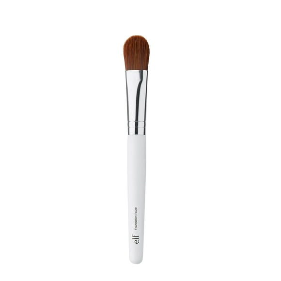 e.l.f. Foundation Brush, Makeup Brush With Tapered Bristles For Contouring The Face, Made With Cruelty-Free Synthetic Bristles