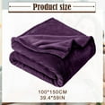 thumbnail image 4 of Microplush Fleece Blanket - Fuzzy Microfleece - Soft & Plush - Full/Queen, Gray, 39.4x59 in, 4 of 9