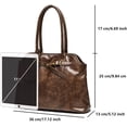 thumbnail image 4 of LHSHID Purses Tote Bag for Women, Shopper Handbags Weekender Shoulder Bag,Pu Leather Work Bags, Designer Hobo Satchel, 4 of 6
