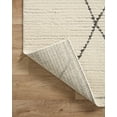 thumbnail image 6 of Loloi Fabian Ivory / Charcoal 2'-7" x 7'-6" Area Rug, 6 of 7