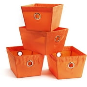 4 Pack Bins, Orange