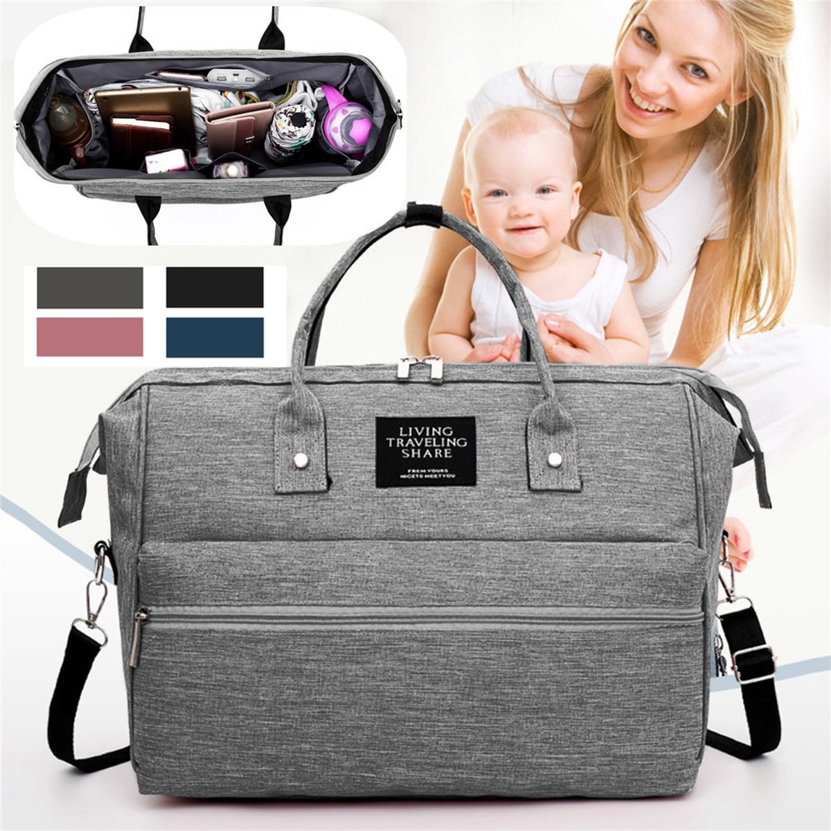 Diaper Bag Mummy Maternity Nappy Travel Backpack Baby Care Shoulder Bags Satchel 
