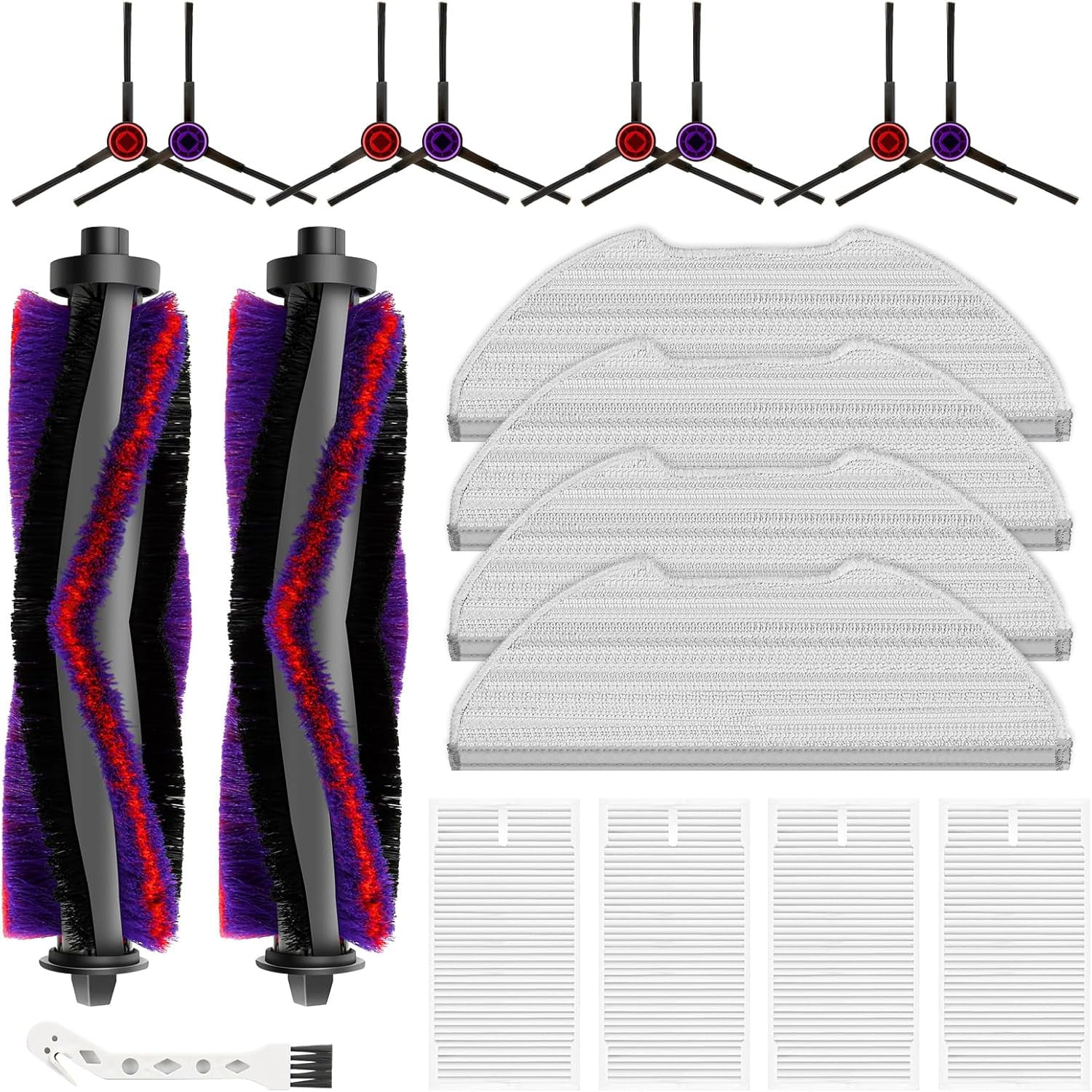 IRobot Roomba Replenishment Kit For E, I, J Series - Includes Filters, Edge Brushes & Rubber Brushes
