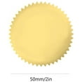 thumbnail image 2 of Self Adhesive golden Foil Embossed Stickers Medal Decoration Sticker Leaf 5x5cm 4pcs/sheet, 2 of 7