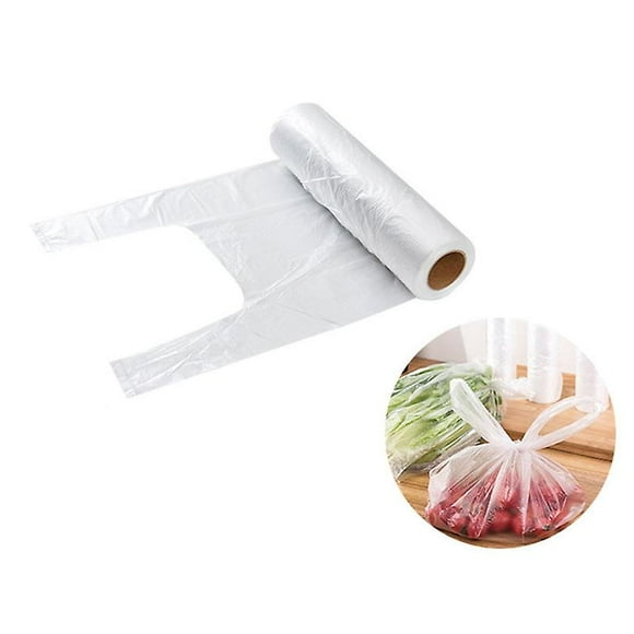 100 bolsas de plástico para conservar alimentos frescos con asa, bolsas de conservación al vacío para conservar alimentos frescos.