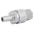 thumbnail image 3 of Conector de equipo de desconexión rápida, acero inoxidable resistente al agua, rosca hembra NPT de 1/2 pulg. + Lengüeta de 1/2 pulg. Para bomba de cerveza, reemplazo perfecto del conector antiguo Khall 1.0122E+12, 3 of 6