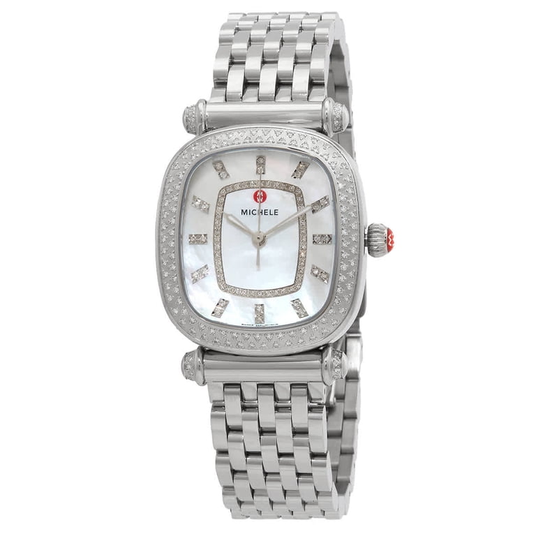 Michele Caber Isle Quartz Diamond Mother of Pearl Dial  display picture 2