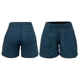 thumbnail image 7 of Jamicy Women's Denim Shorts Summer Casual Comfortable Buttoned High Waisted form-Fitting Stretchy Lounge Shorts with Pockets, 7 of 7