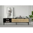 thumbnail image 4 of Riga Tv Stand Wooden Black-Oak, 4 of 10