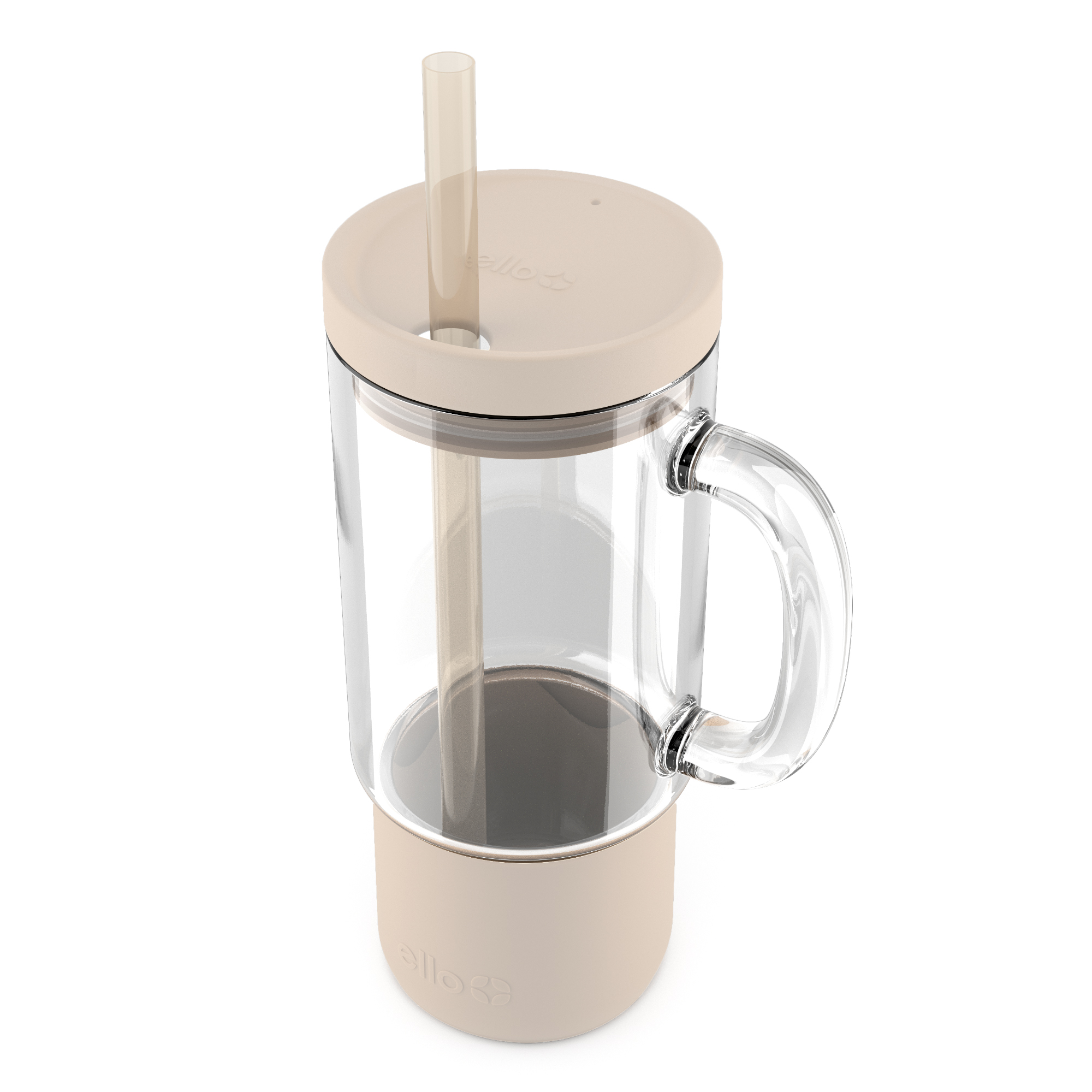 Ello Nova 18oz Glass Travel Mug with Handle photo 4