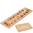 thumbnail image 1 of MesaSe 48Pcs Gem Stone Mancala Chess Grain Storage African Chess For Adult Children, 1 of 5