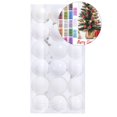 thumbnail image 1 of Yoloke - 36 bolas navideñas de 1,2 pulgadas para árbol de Navidad, bolas navideñas de plástico, mini bolas irrompibles para colgar en árbol de Navidad, bodas y fiestas., 1 of 4