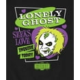 thumbnail image 3 of Beetlejuice Beetlejuice - Lonely Ghost - Men's Crew Fleece Sweatshirt, 3 of 5