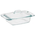 thumbnail image 1 of Fuente de vidrio para cazuela Pyrex Easy Grab con tapa de vidrio (2 cuartos), 1 of 3