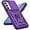 Purple w/ Slide Camera 2nd gen. Military Grade, variant on for Samsung Galaxy A35 5G Case with Slide Camera Cover HD Screen Protector [ Grade 16ft. Drop Tested] Ring Holder Kickstand Protective Phone Case for Galaxy A35 5G 2024, Silver