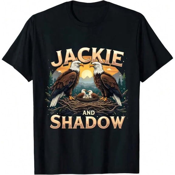 Fly High Jackie, Jackie and Shadow Bald Eagle T-Shirt