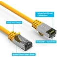 thumbnail image 2 of Nippon Labs 60CAT8-4-26YW Cat8 Ethernet Cable 4 feet Slim Series - Yellow | 2GHz, 40G, S/FTP, 2 of 6