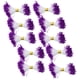 thumbnail image 5 of 900 piezas de estambre de flores de yeso púrpura decoración de ramo artificial accesorios de manualidades hechos a mano 1mm (#2), 5 of 12