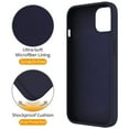 thumbnail image 4 of Magnetic Case for iPhone 13，Compatible with MagSafe Charging with Ring Stand  Heavy-Duty Protection Liquid Silicone Phone Case,Midnight Blue,For iPhone 13, 4 of 6