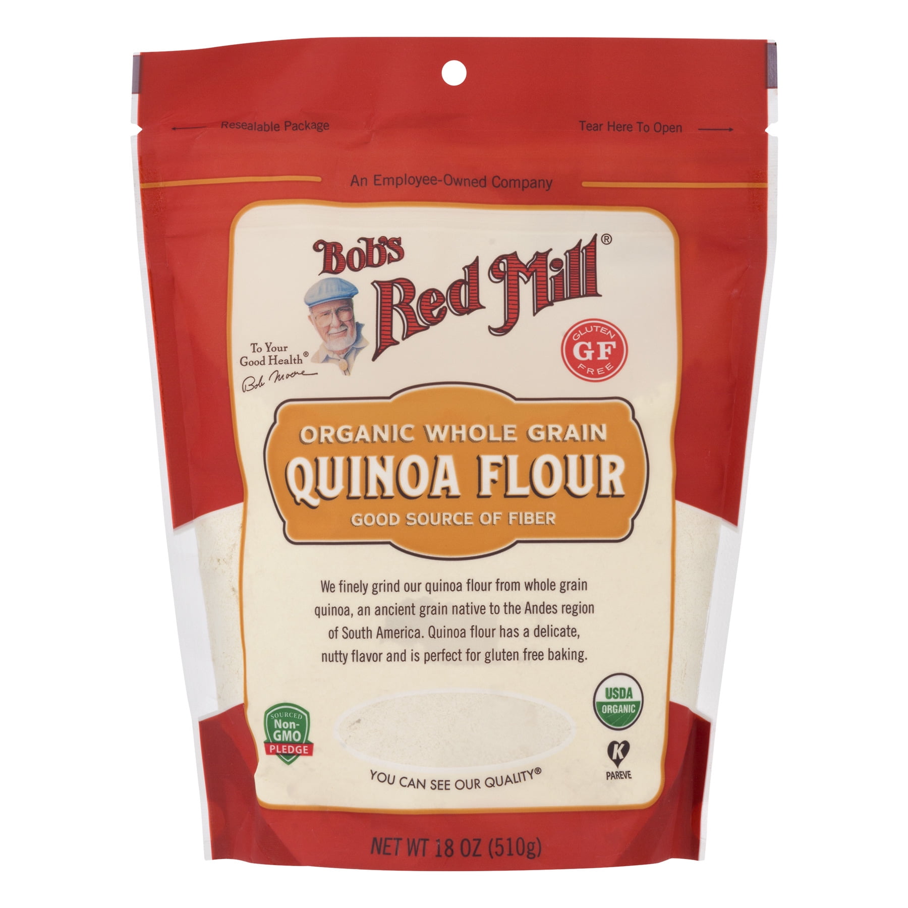 Bob's Red Mill Organic Whole Grain Quinoa Flour, 18.0 OZ