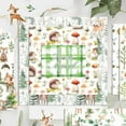 thumbnail image 5 of 24 Sheets Forest Animals Pattern Paper Woodland Animal Scrapbook Paper - 12"x12" Watercolor Forest Jungle Animal Double-Sided Decorative Craft Papers With Plum Deer Squirrel Hedgehog for Card Making, 5 of 7