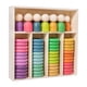 thumbnail image 1 of Rainbow Matching Building Blocks Wooden Rainbow Stacking and Sorting Toy Learning Activity Stack The Peg Dolls Reconocimiento de color para, 1 of 9