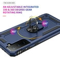 thumbnail image 4 of Asuwish Compatible with Samsung Galaxy S21 5G 6.2 inch Phone Case Tempered Glass Screen Protector Slim Magnetic Ring Holder Stand Hybrid Protective Cell Cover for S 21 21S G5 Women Men Blue, 4 of 8