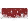 thumbnail image 7 of Red Christmas Snowflake Pattern Kitchen Rug Mat,Kitchen Runner Rugs Non Skid Washable,Decorative Kitchen Floor Mats for Kitchen,Sink,Laundry,17"x47.2", 7 of 7